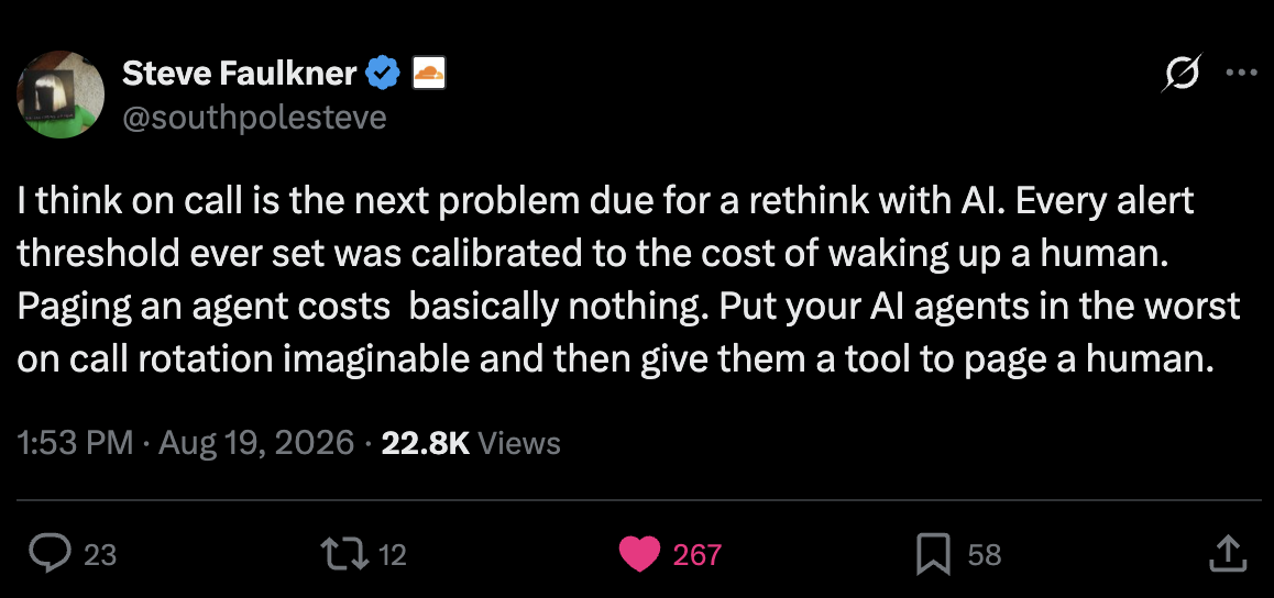 Steve Faulkner (Cloudflare) on agents and on-call